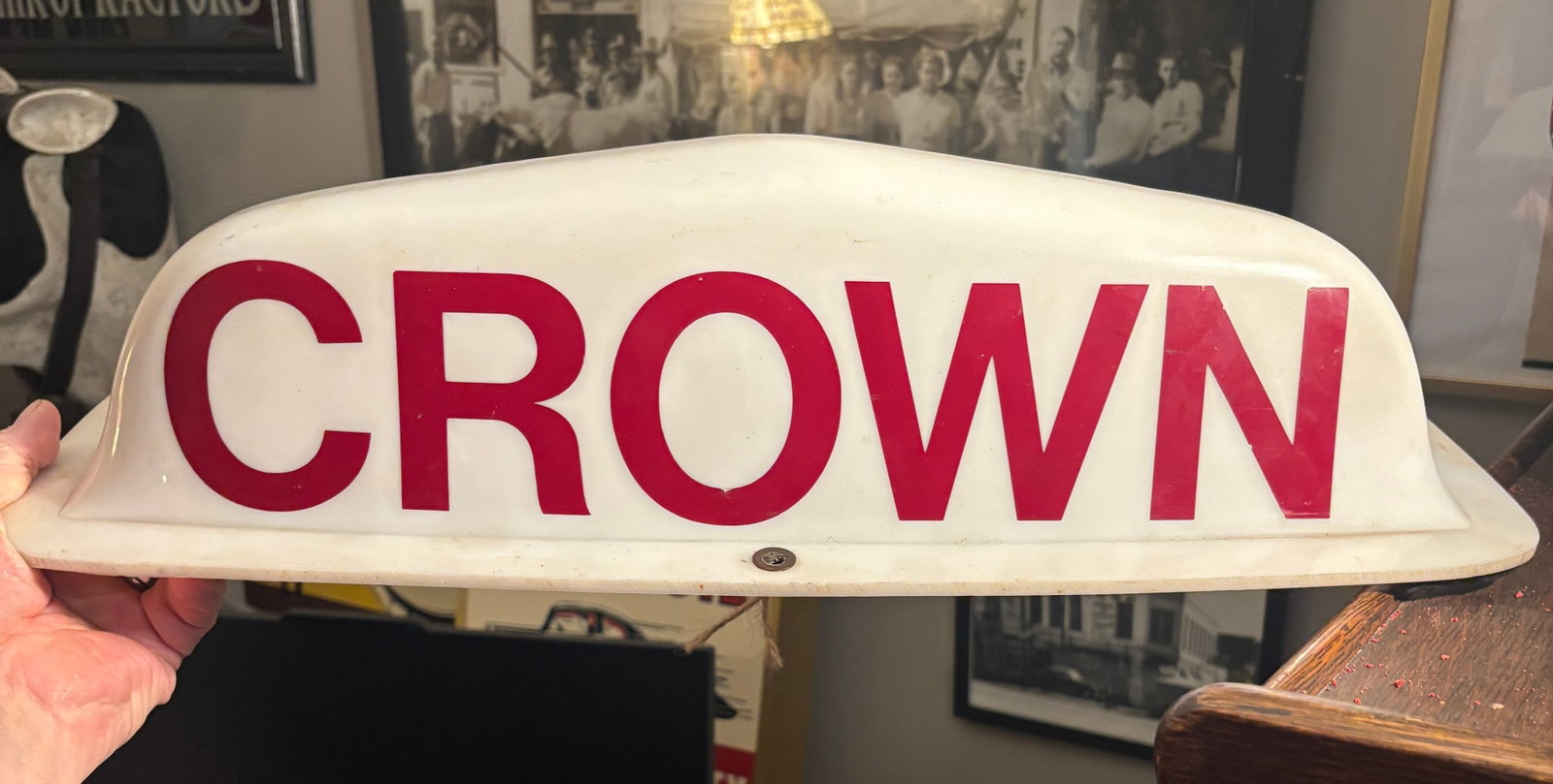 Red Crown Cab Taxi Tow Truck Topper (1 of 1)
