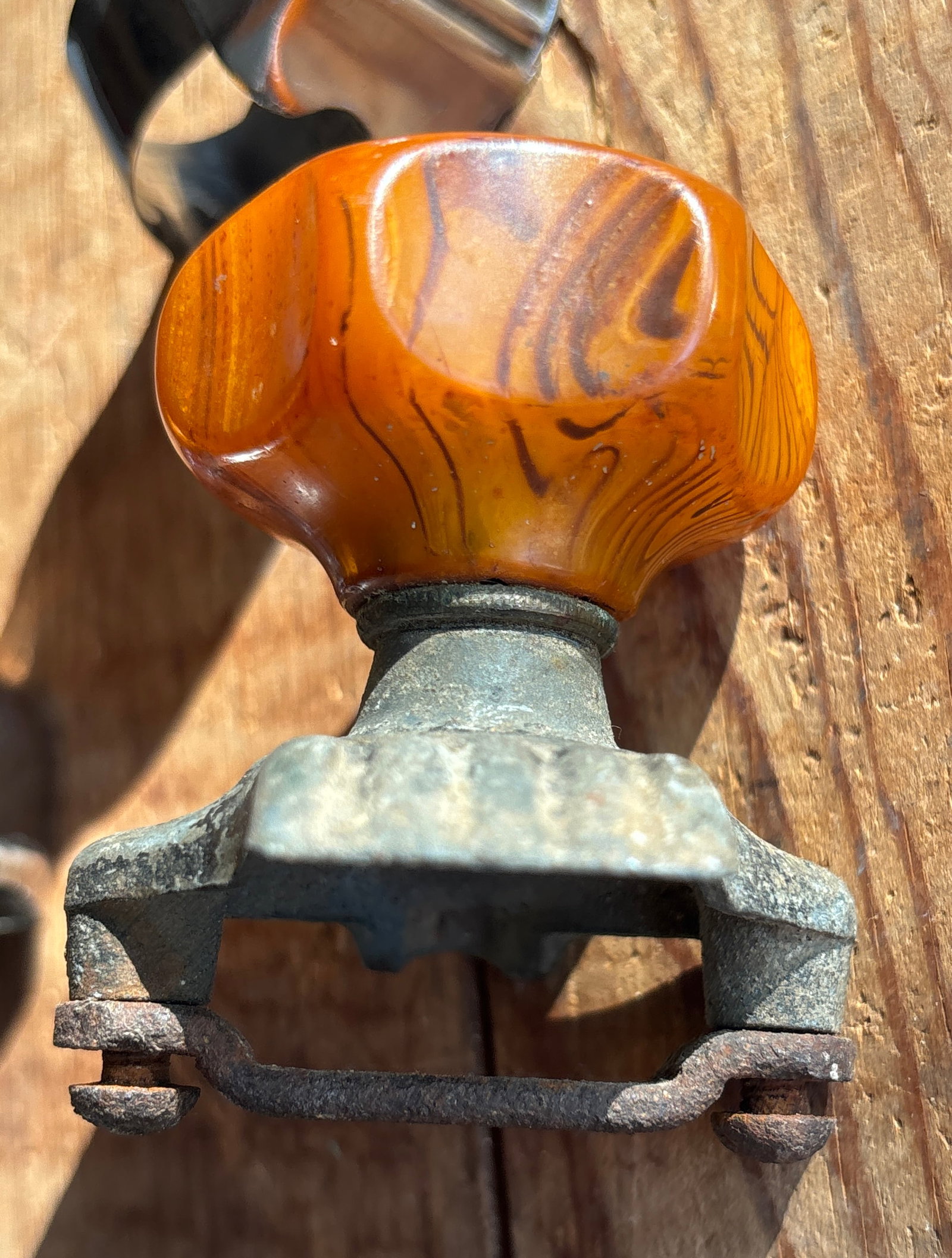 Lot of 3 Antique Bakelite Spinner Knobs - 2