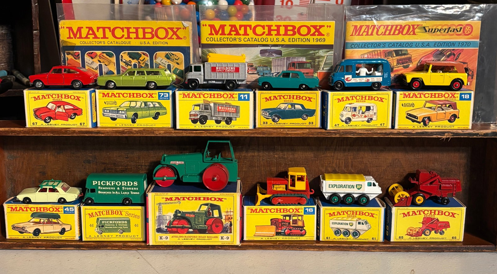 Lot of 12 Vintage Matchbox Lesney Die-Cast Toy Vehicles Cars w boxes (1 of 9)