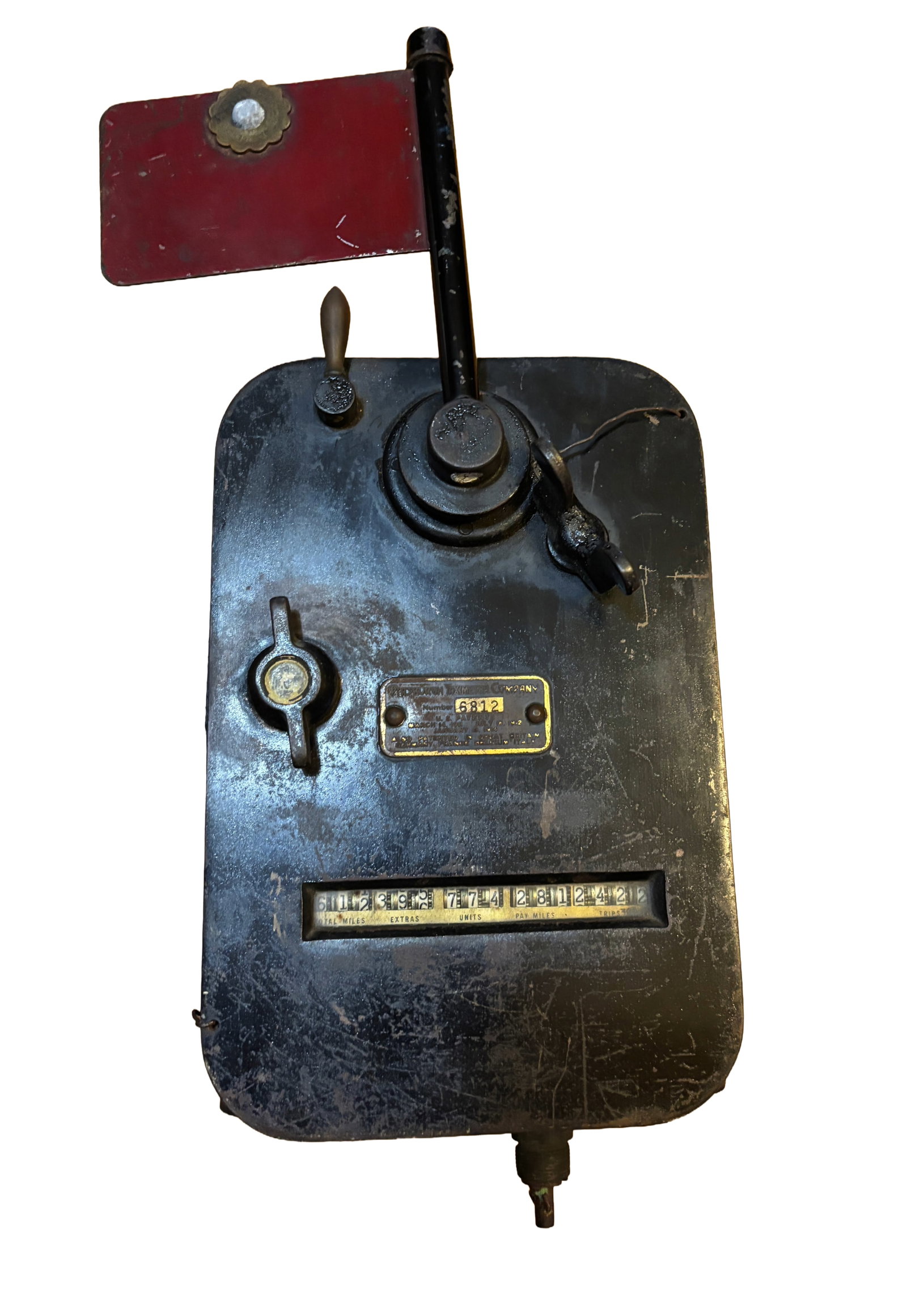 Early 1900s Pittsburgh Taximeter Co. – Early Mechanical Taxi Fare Meter Cab (1 of 5)