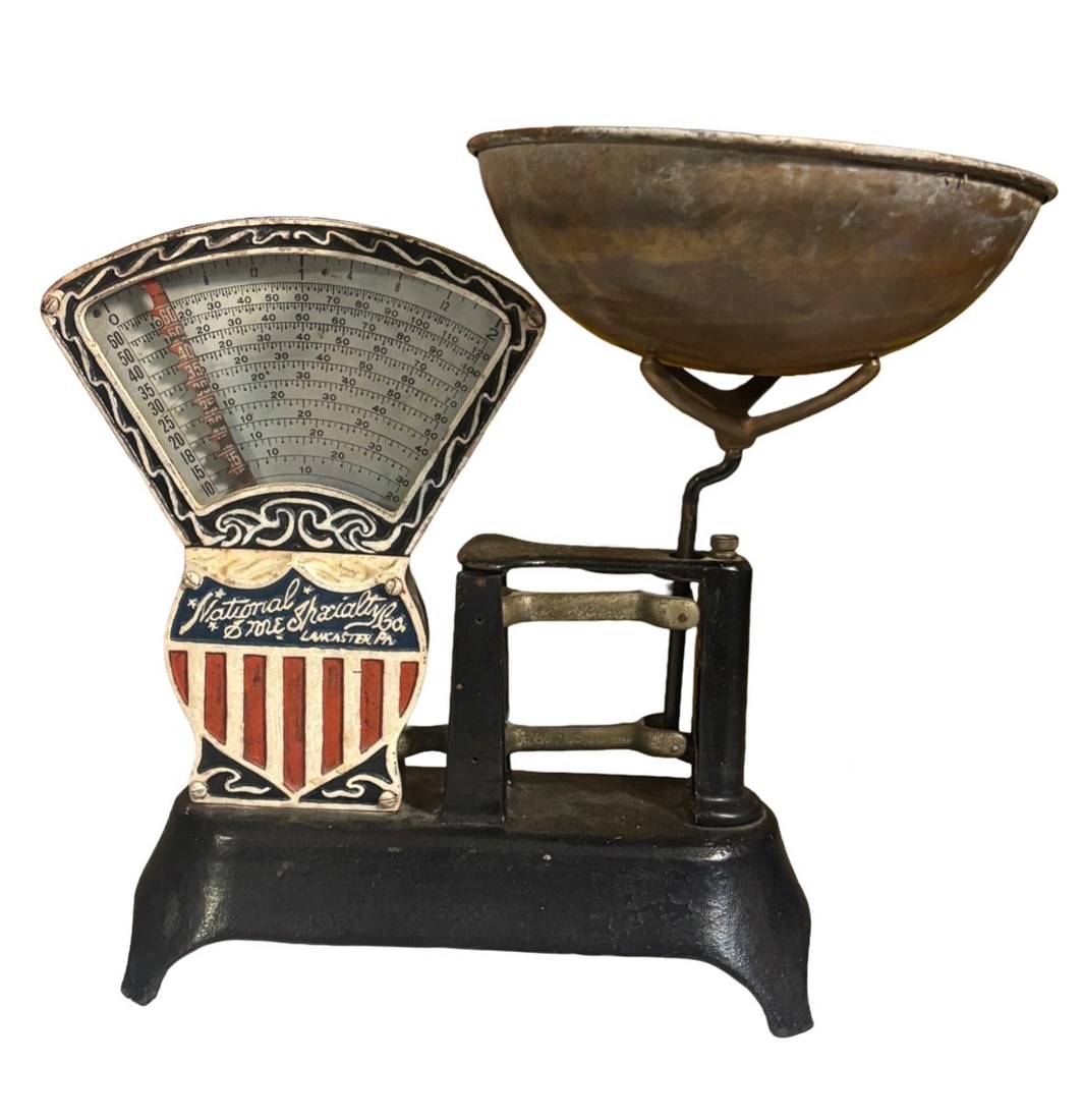 Antique National Store Specialty Co. Cast Iron Candy Scale (1 of 10)