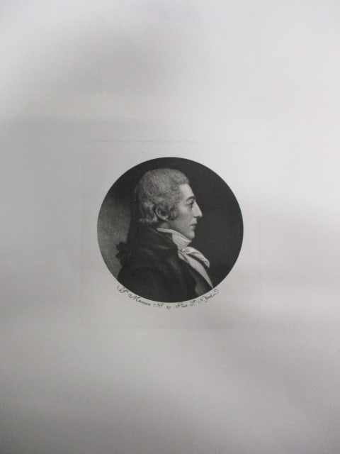 After Charles Balthazar Julienne Févret de Saint-Mémin (1770–1852) Stipple and Etching on Paper (1 of 2)