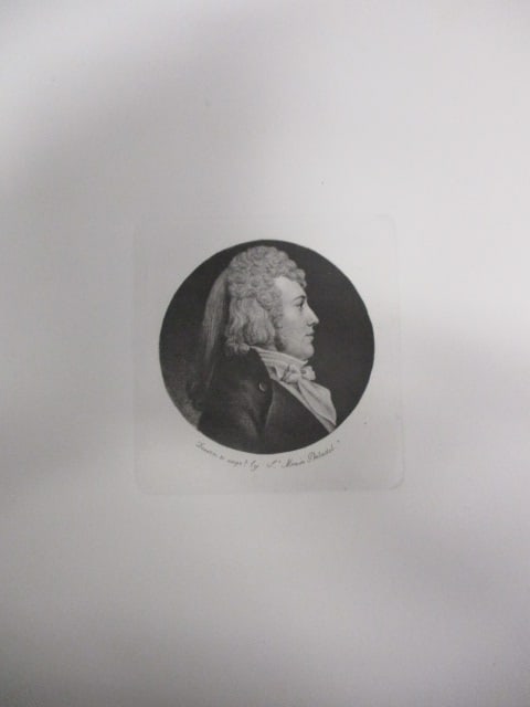 After Charles Balthazar Julienne Févret de Saint-Mémin (1770–1852), Thomas Armat: After Charles Balthazar Julienne Févret de Saint-Mémin (1770–1852), Thomas Armat.Executed on laid paper measuring 10 x 7 inches, centered by a finely etched circular portrait medallion measuring a