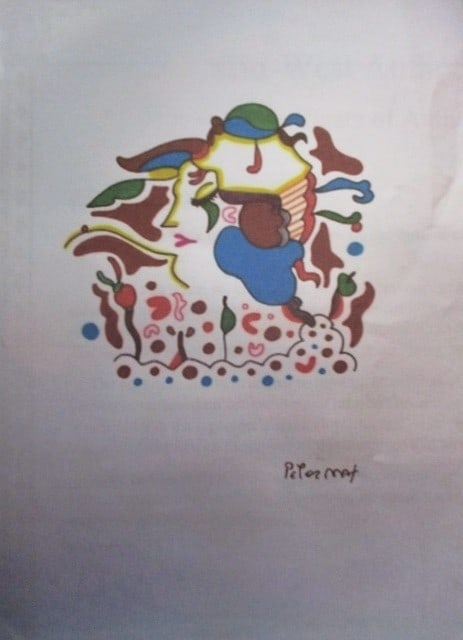 Peter Max, American 1937–, In the Style of Peter Max, Woman Profile, 12 x 17 Inch Watercolor: Peter Max, American 1937–, In the Style of Peter Max, Woman Profile, 12 x 17 Inch WatercolorAttribution: Attributed in the style of Peter MaxDescription:This vibrant 12 x 17 inch watercolor depicts