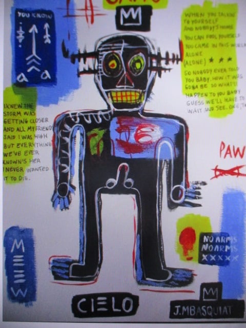 After Jean-Michel Basquiat “SAMO Black Man (1983) (1 of 1)