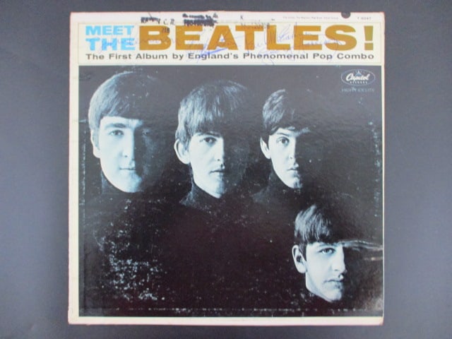 The Beatles “Meet The Beatles” Signed Album Cover – Fully Authenticated (1 of 6)