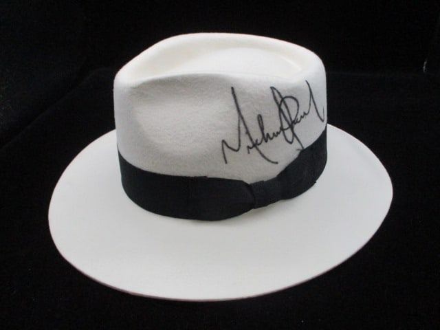 Fedora Hat Signed In the Style of Michael Jackson, “A Tribute to the King of Pop” (1 of 5)
