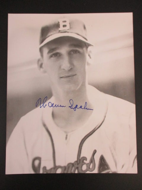 Warren Spahn Signed 8" x 10" Photograph – JSA Certified Autograph (1 of 3)