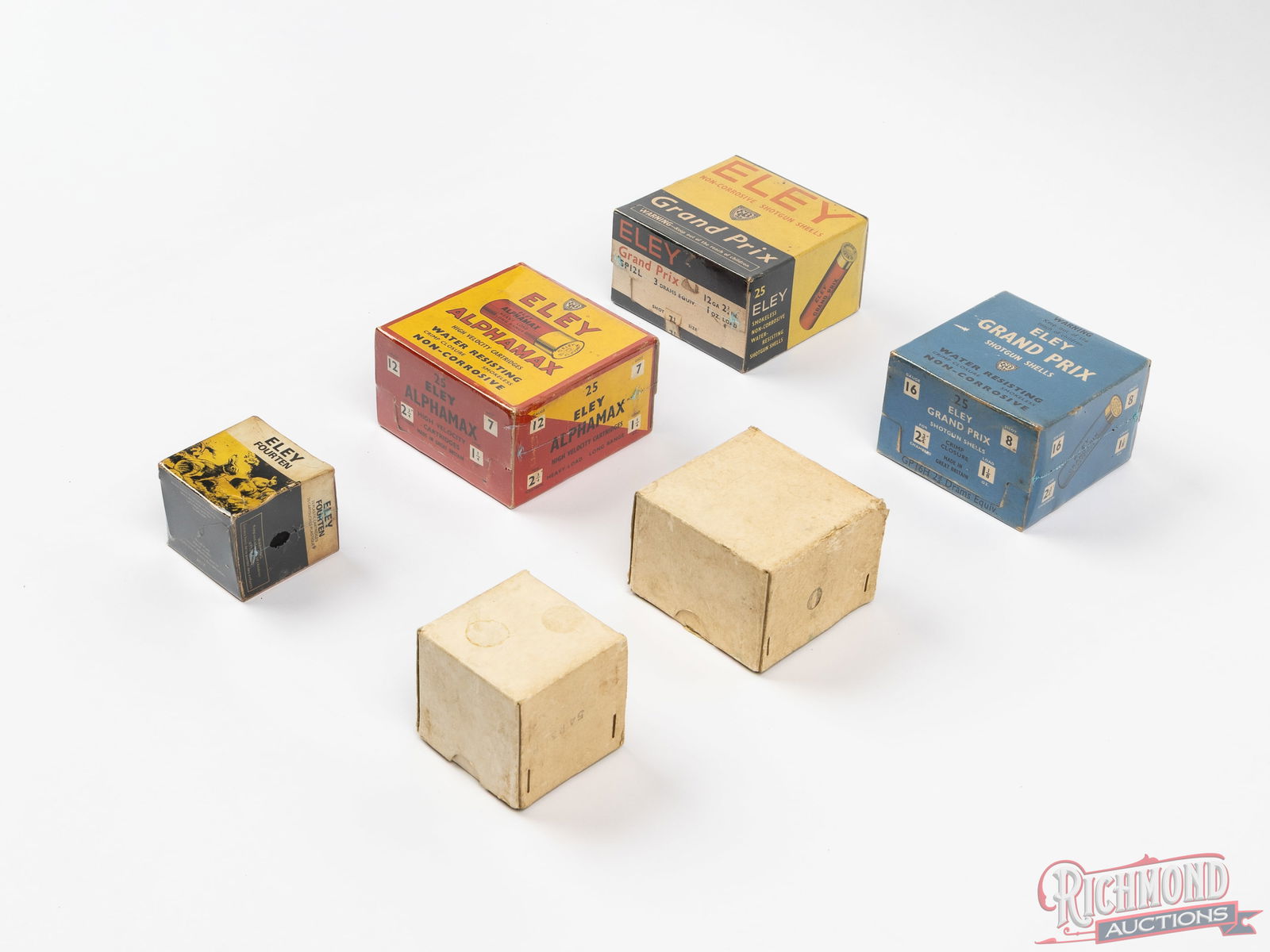 Four Collector Boxes Of Eley Shotshell Boxes and 25 Rounds Of 28 And 410 GA Paper Shells - 2