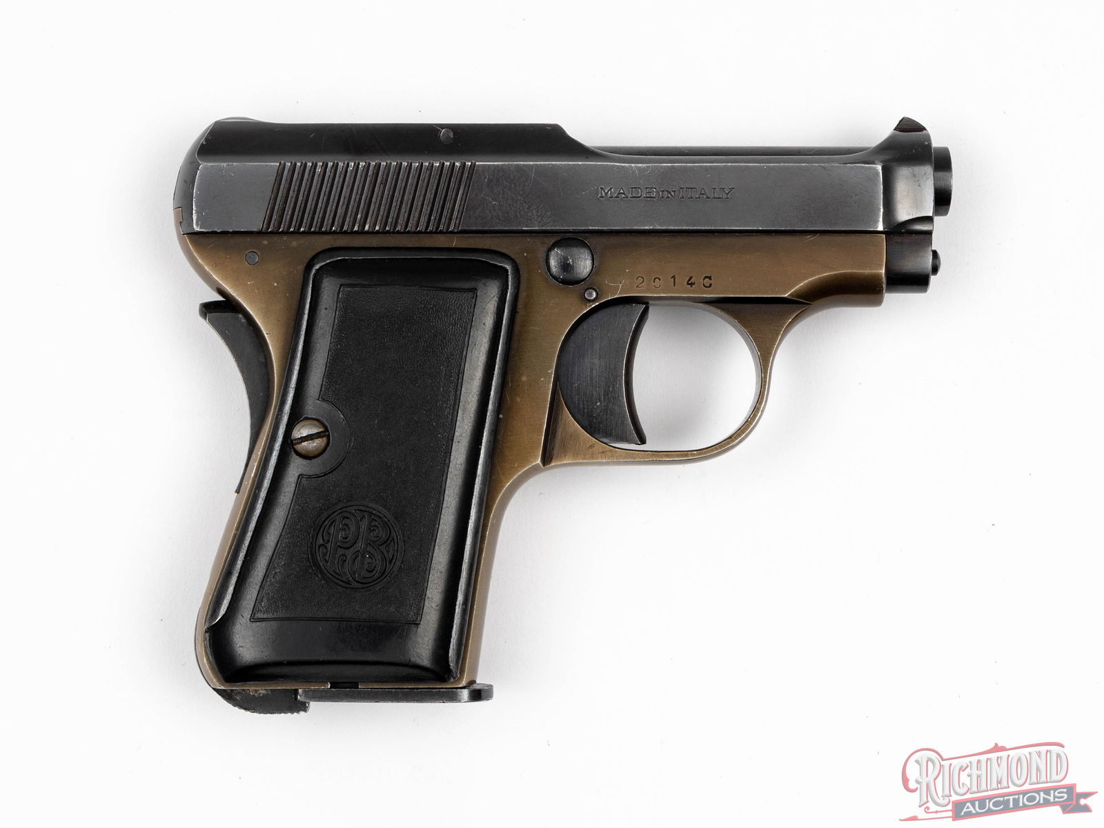 P. Beretta Model 418 Panther (6.35mm) .25 ACP Semi-Auto Pocket Pistol - 2