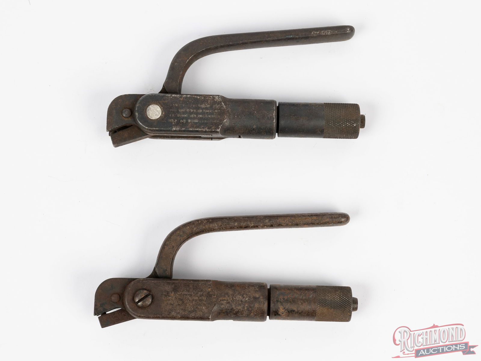 Two Antique Winchester Model 1894 Hand Reloading Tools 40-60 and 38-55 Calibers - 2