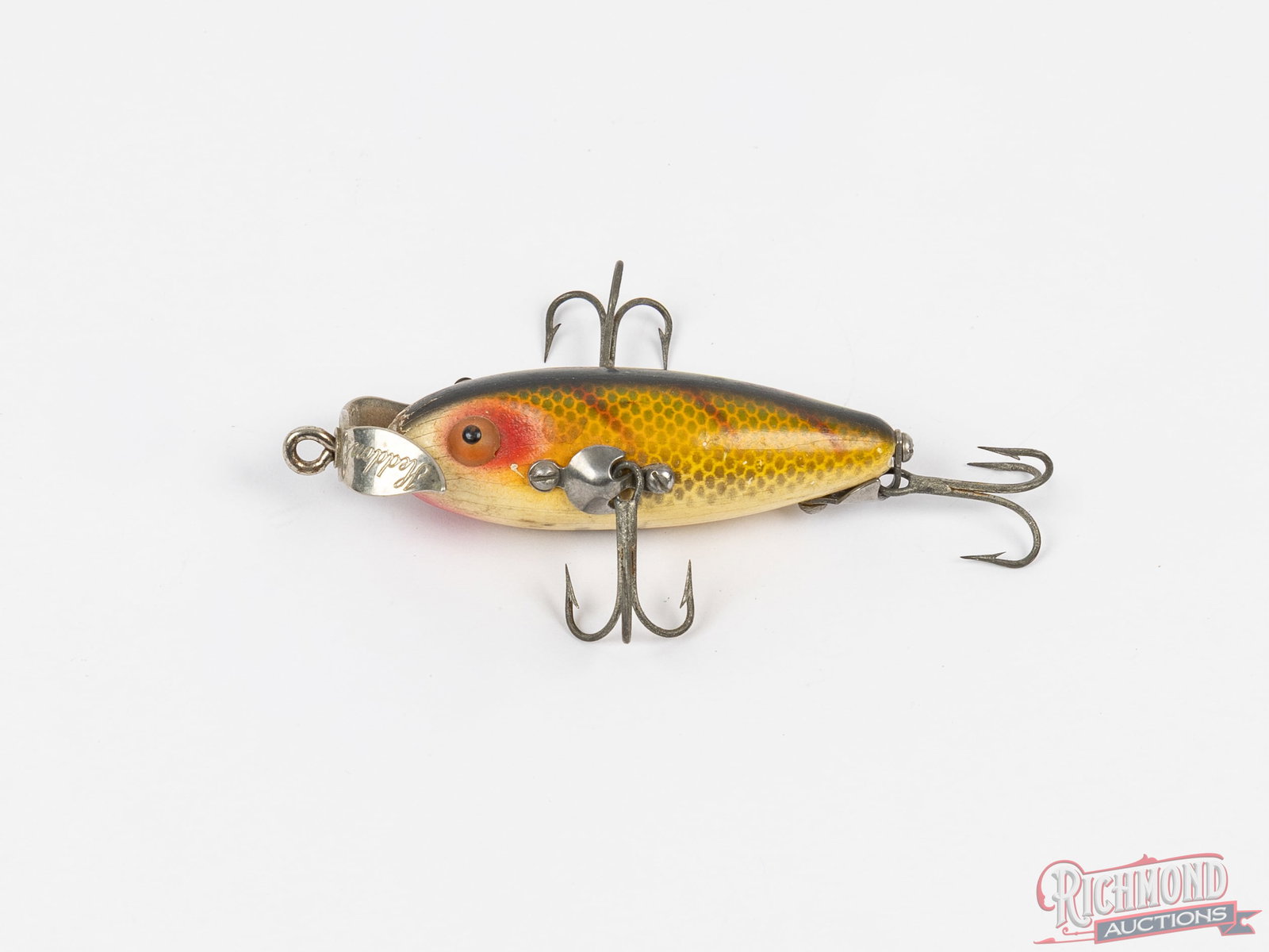 Heddon Baby Dowagiac Vintage Fishing Lure Perch Color (1 of 2)