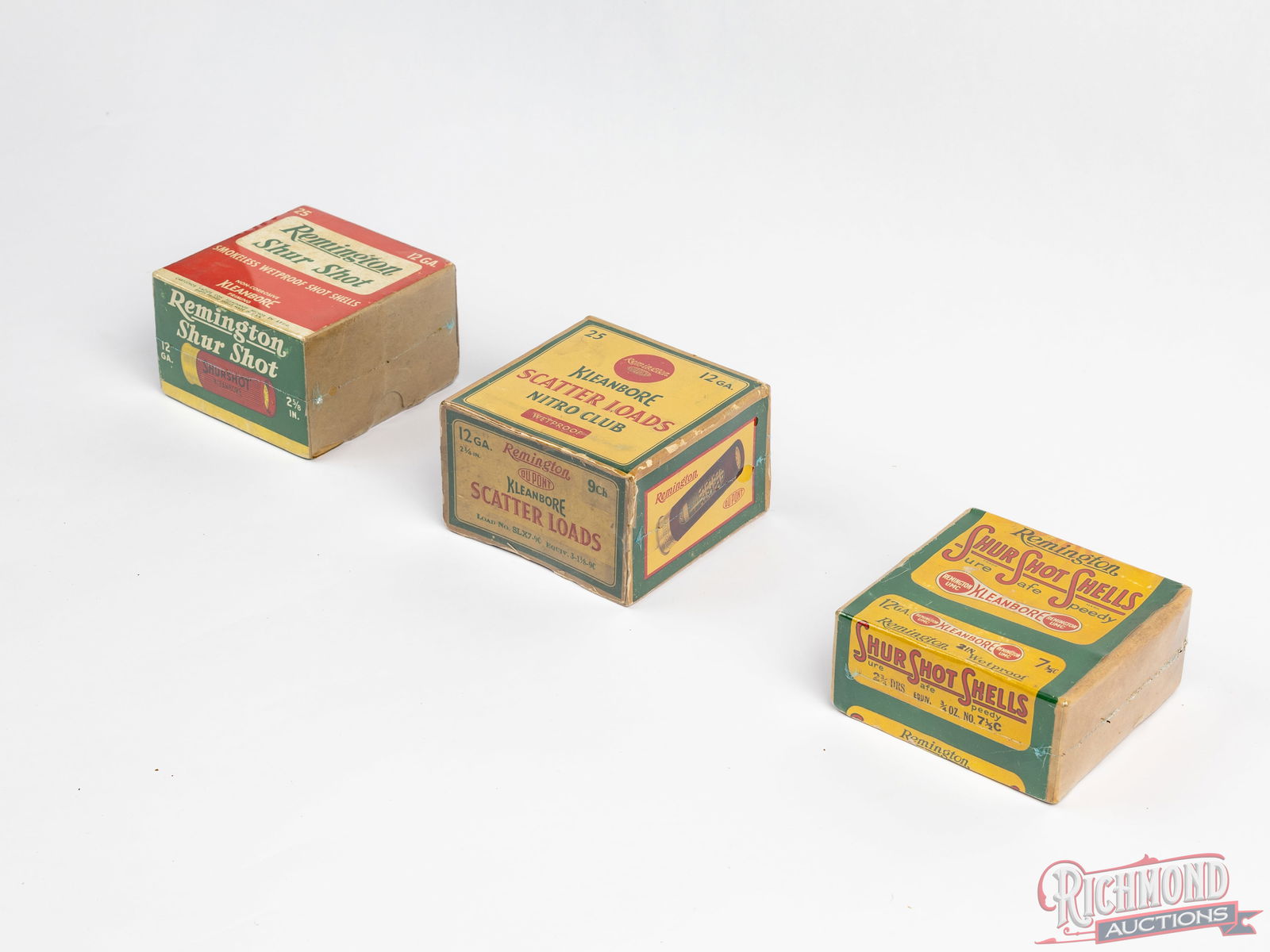 Three Remington 12 Gauge Collector Shotshell Boxes Includes 2" Short Box & A Factory Sealed - 2