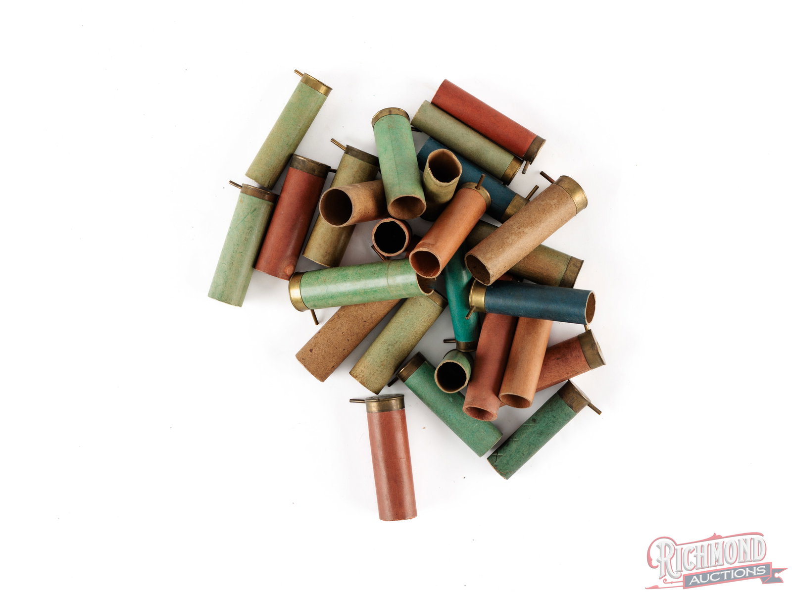 Collector's Lot of Paper Empty Unfired Pinfire Shotgun Shells (1 of 1)