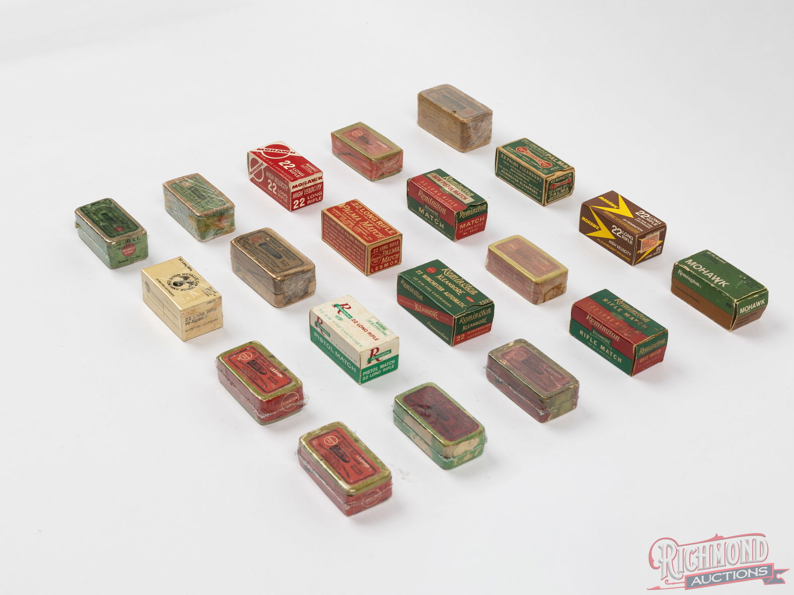 20 Collector Remington UMC Boxes of Assorted .22 Rimfire Ammunition - 2