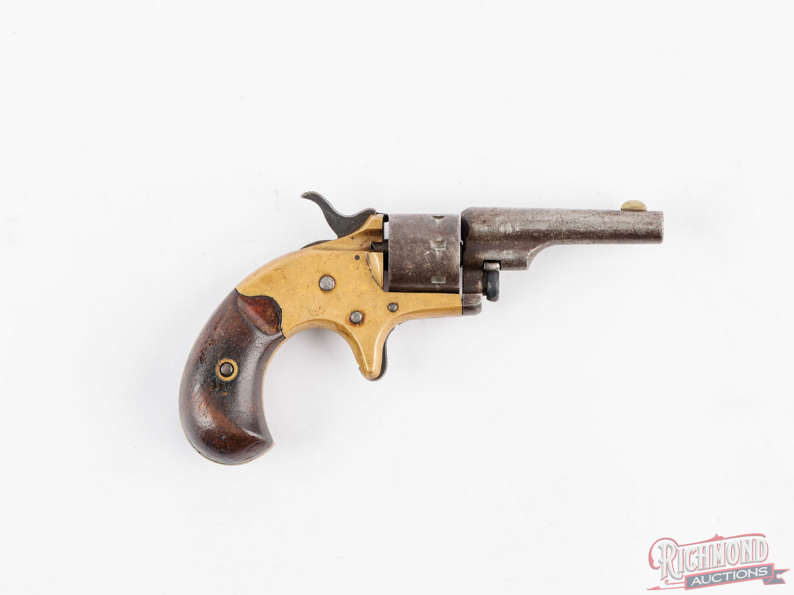 Antique Colt Open Top Pocket Model Revolver in .22 Rimfire - 2