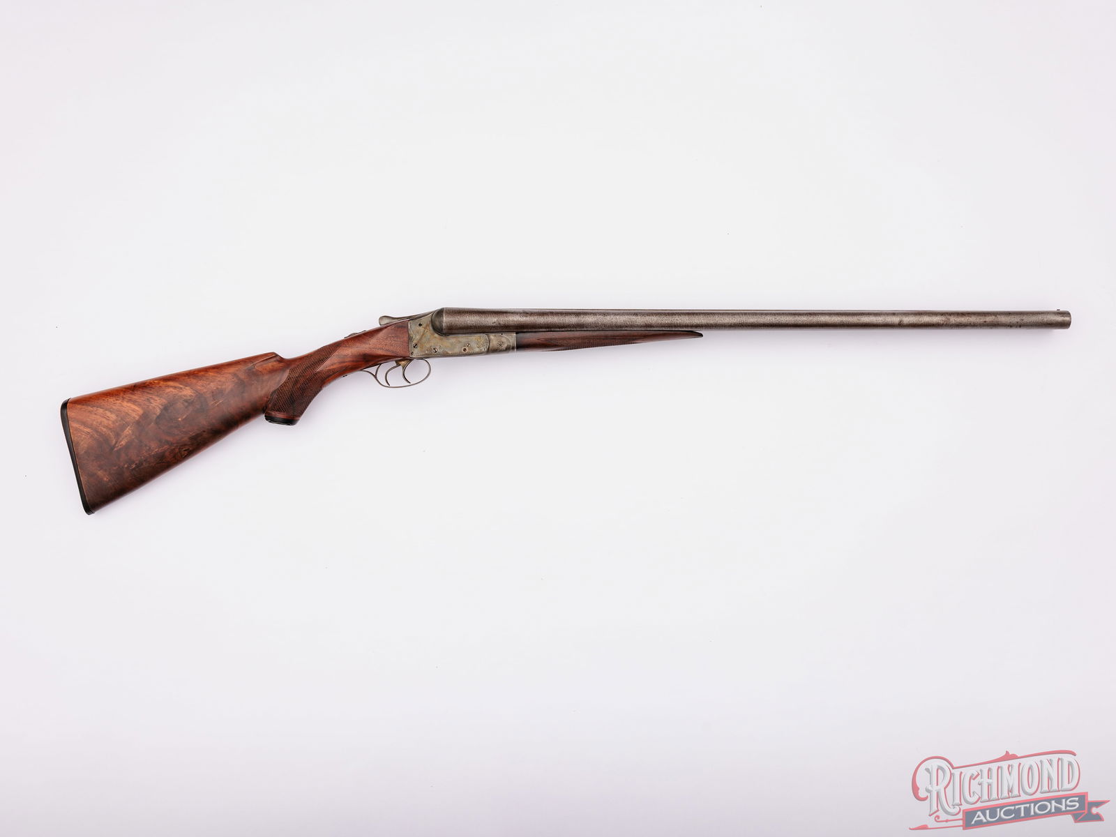 Antique Ithaca Crass 2E Grade 12 Gauge Side By Side Shotgun (1 of 2)