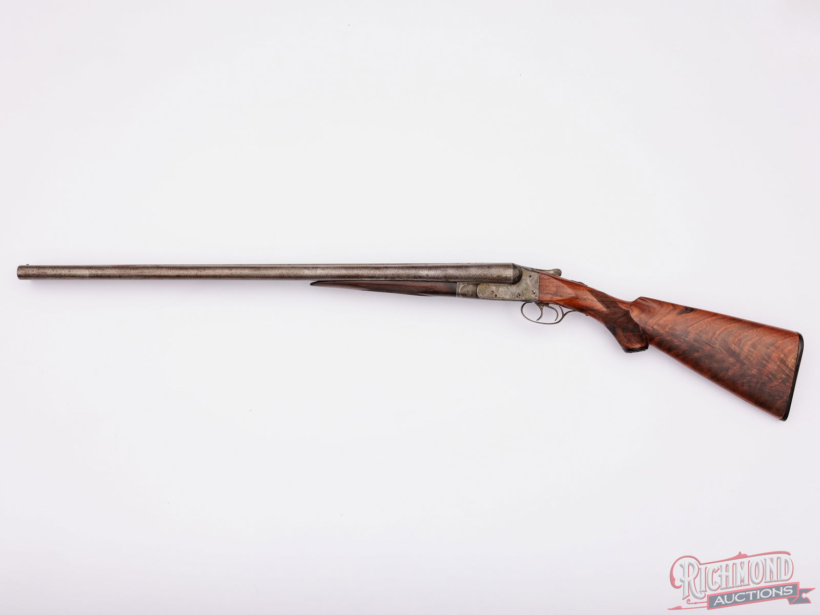 Antique Ithaca Crass 2E Grade 12 Gauge Side By Side Shotgun - 2