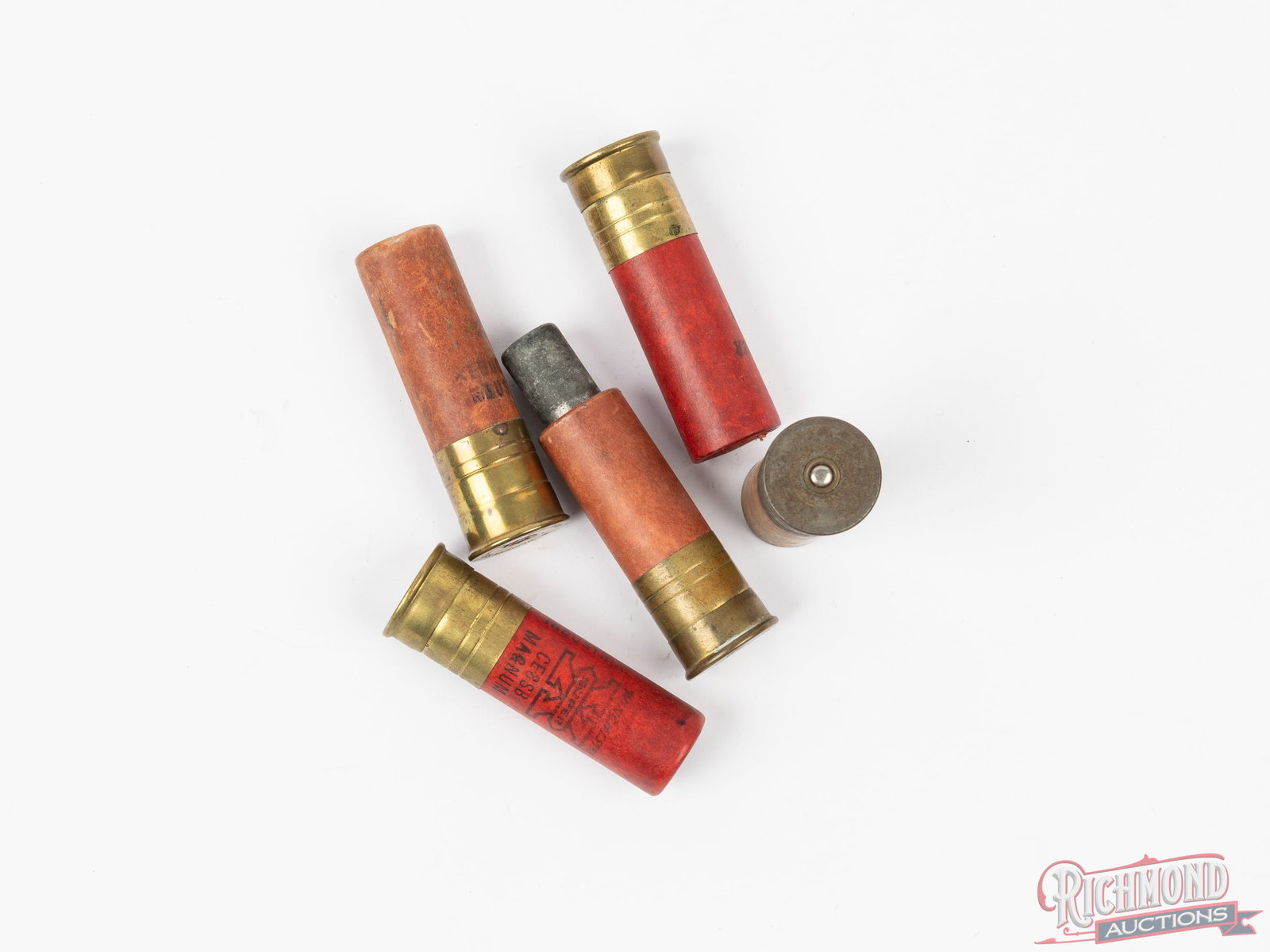 Five Vintage Winchester and Western Kiln And Industrial 8 Gauge Shells (1 of 1)