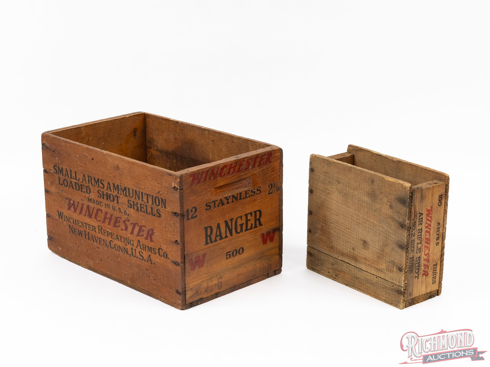 2 Winchester Wooden Shot Shell And Air Rifle Shot Boxes (1 of 2)