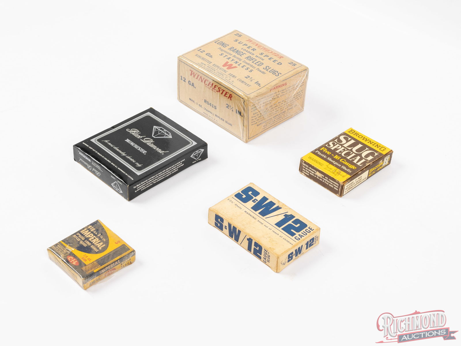 Lot Collector Shotshell Boxes Some Full Browning, Winchester, S&W and Imperial - 2