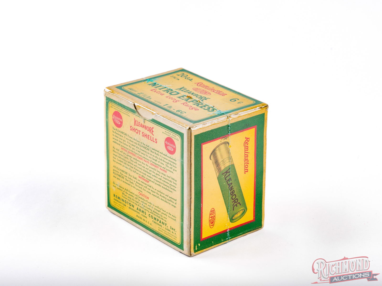 Factory Full Remington UMC Kleanbore Nitro Express 20 GA Collector Shotshell Box - 2