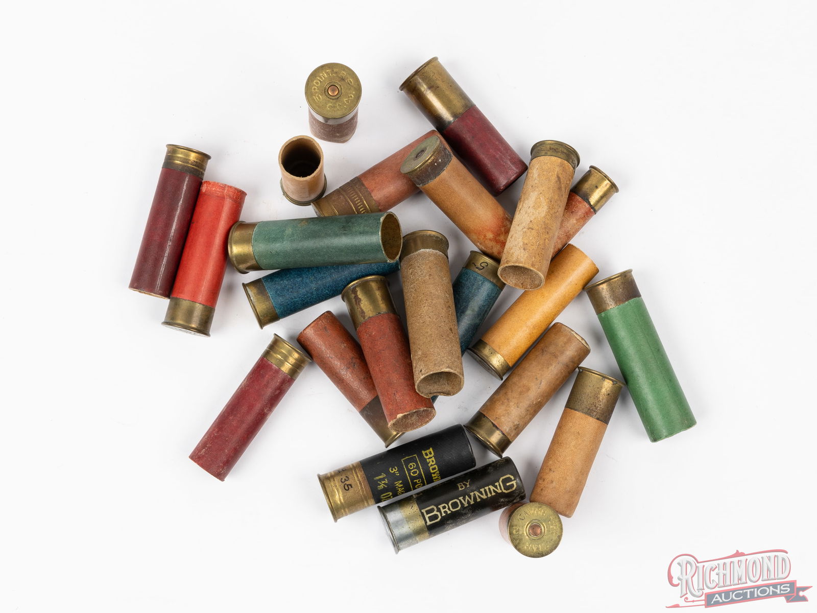 23 Assorted Collector Paper Shotshells In 10, 12, And 28 Gauge (1 of 1)