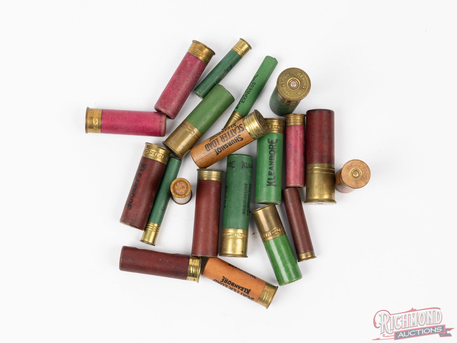 20 Assorted Collector Remington & UMC Paper Shotshells 8, 10, 12, 32, 28, 410 Gauges (1 of 1)