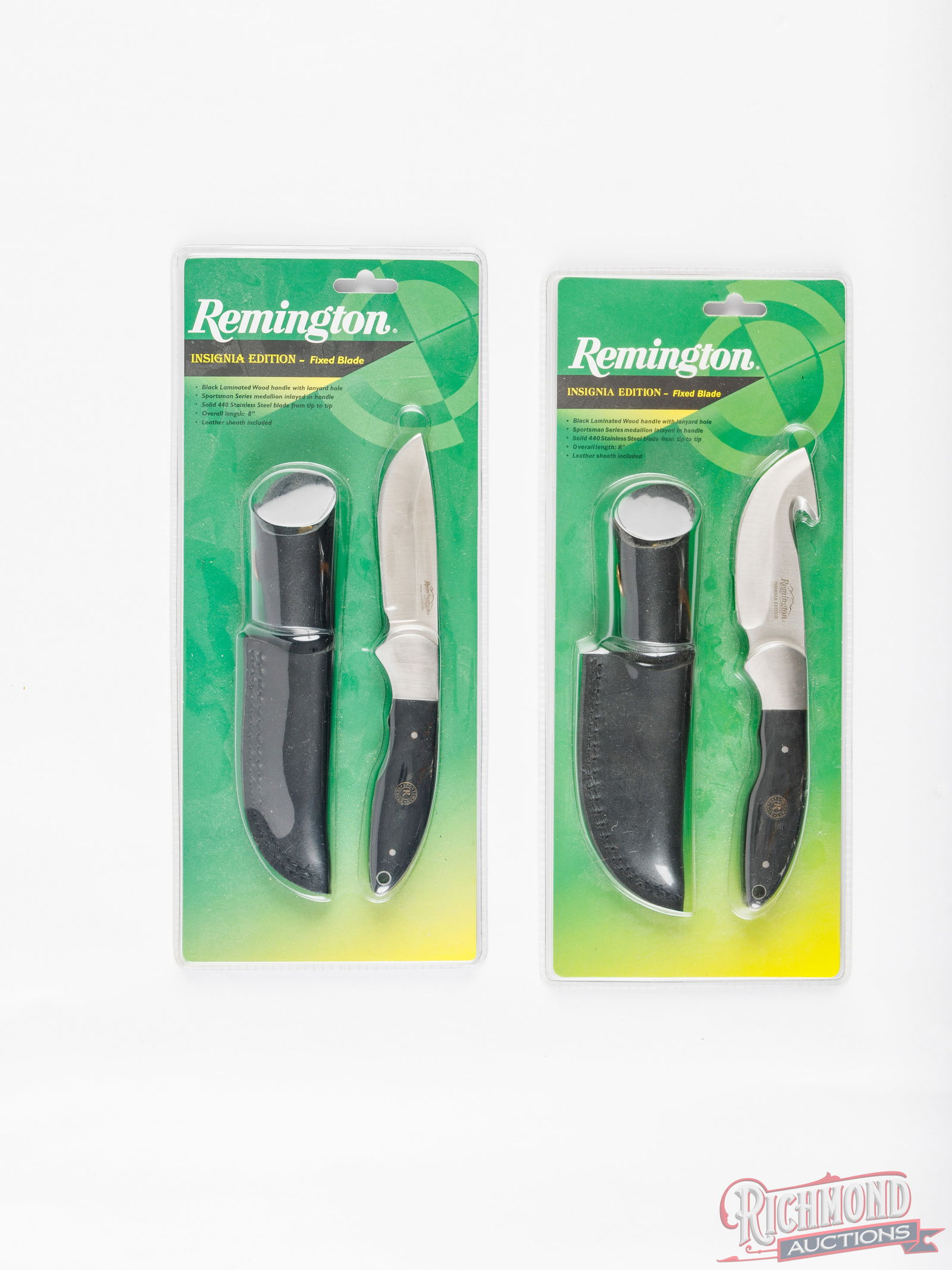 Four New Remington Fixed Blade Knives & Ulu Moose Arctic Knife - 2