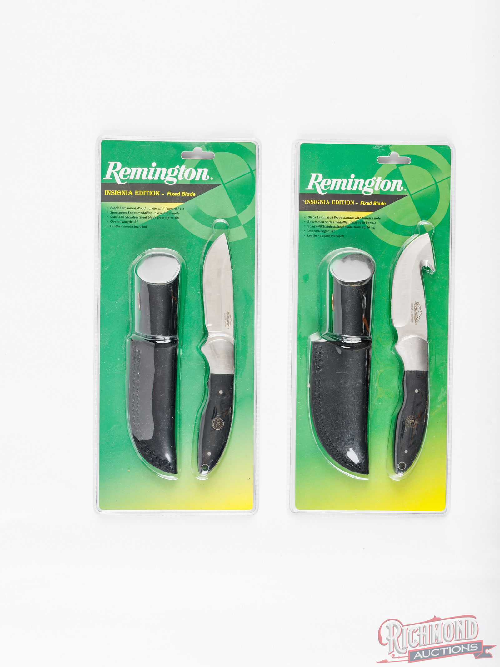 Four New Remington Fixed Blade Knives & Ulu Moose Arctic Knife - 3