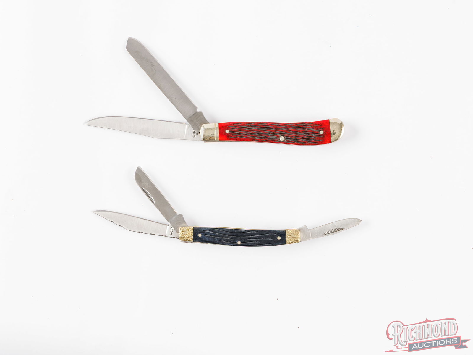 Two New Schrade Old Timer 50th & 100th Anniversary Knives & Die Cast Ford Model Truck - 3