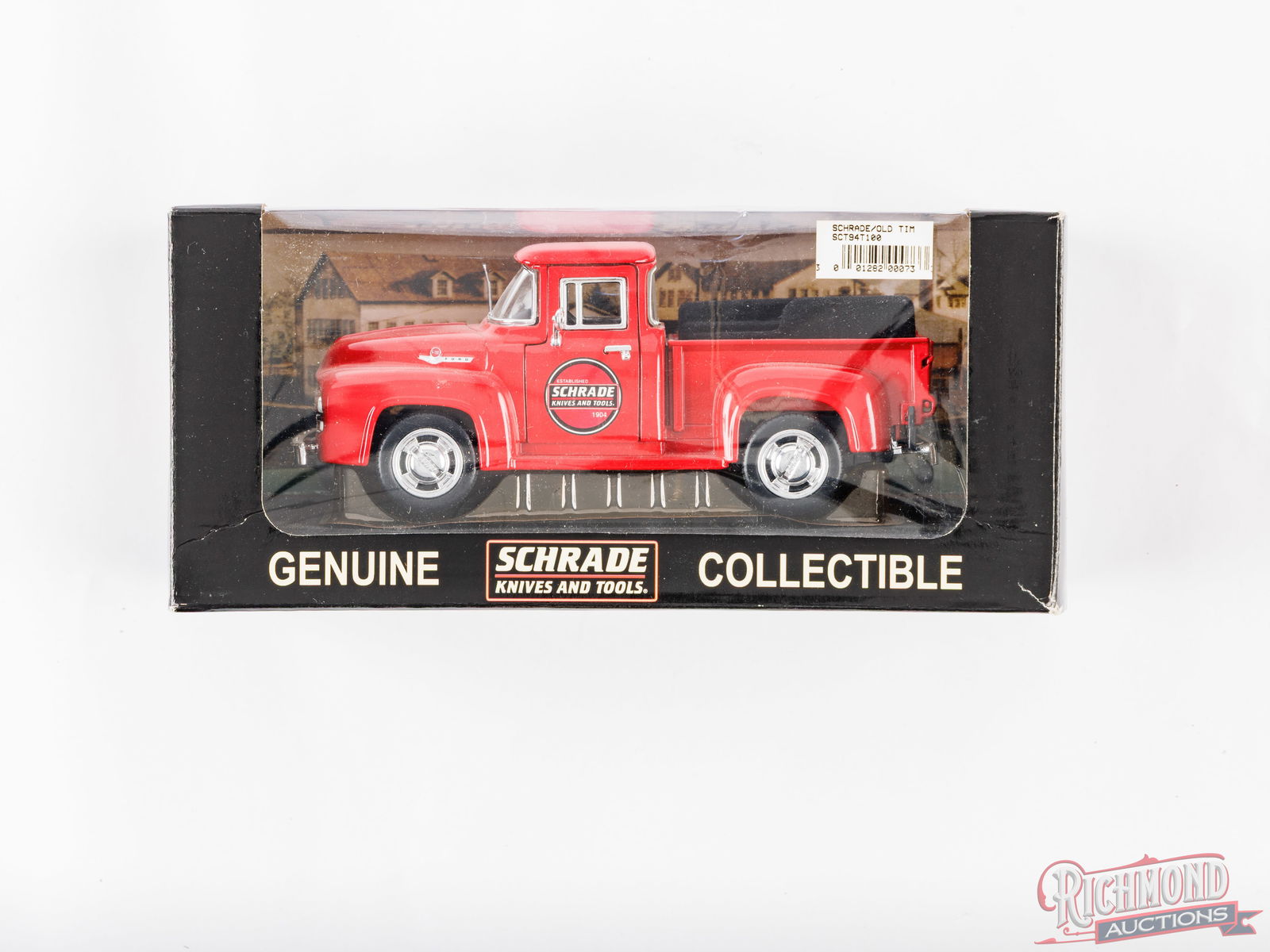 Two New Schrade Old Timer 50th & 100th Anniversary Knives & Die Cast Ford Model Truck - 5