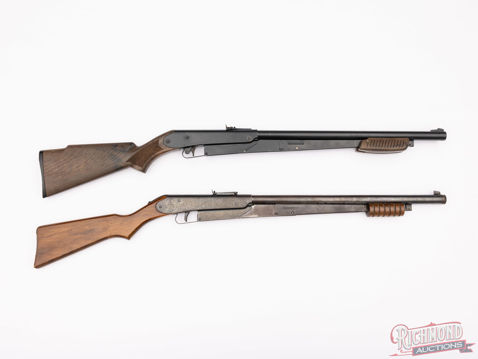 Lot Two Daisy Pump Action BB Guns Air Rifles Model 25 Engraved & 225 (1 of 2)