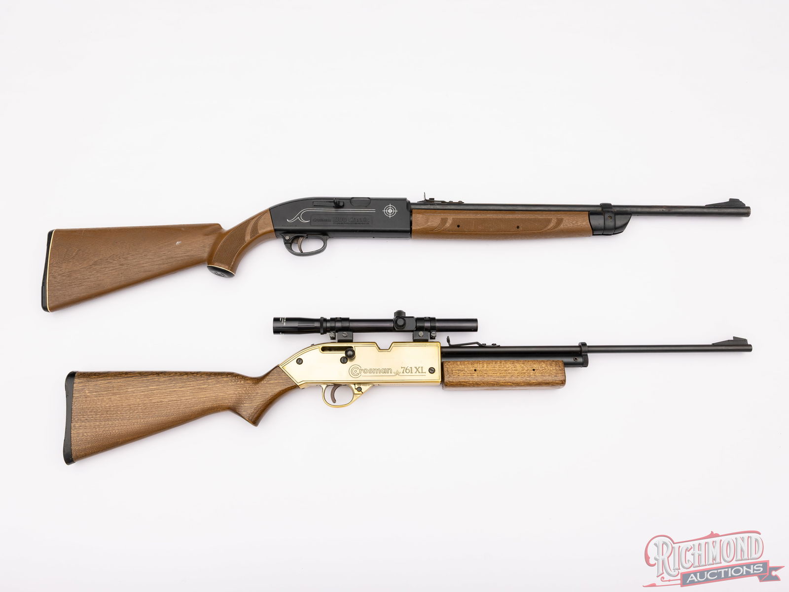 Lot Two Crosman Air Guns .177 Cal BB Pump Rifles 761 XL & 2100 (1 of 2)