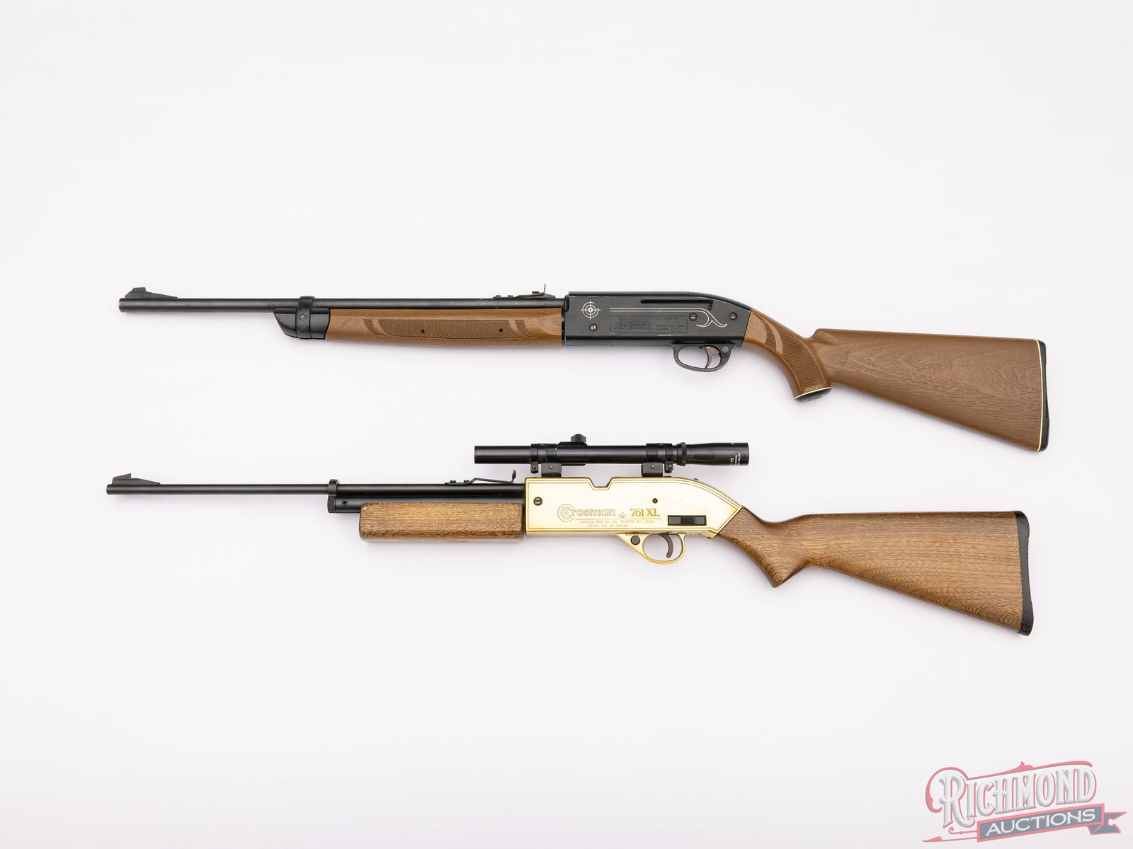 Lot Two Crosman Air Guns .177 Cal BB Pump Rifles 761 XL & 2100 - 2