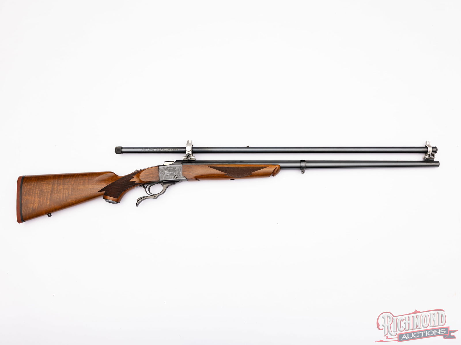 1978 Lyman Centennial Ruger No 1 Falling Block .45-70 GOVT Rifle With Scope in Original Box - 2