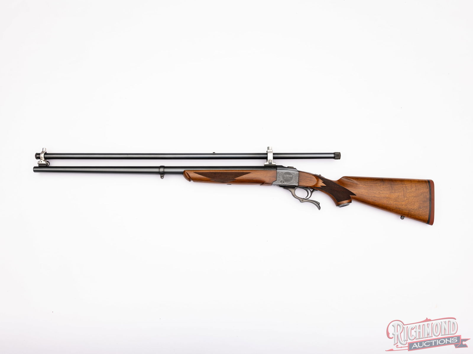 1978 Lyman Centennial Ruger No 1 Falling Block .45-70 GOVT Rifle With Scope in Original Box - 3