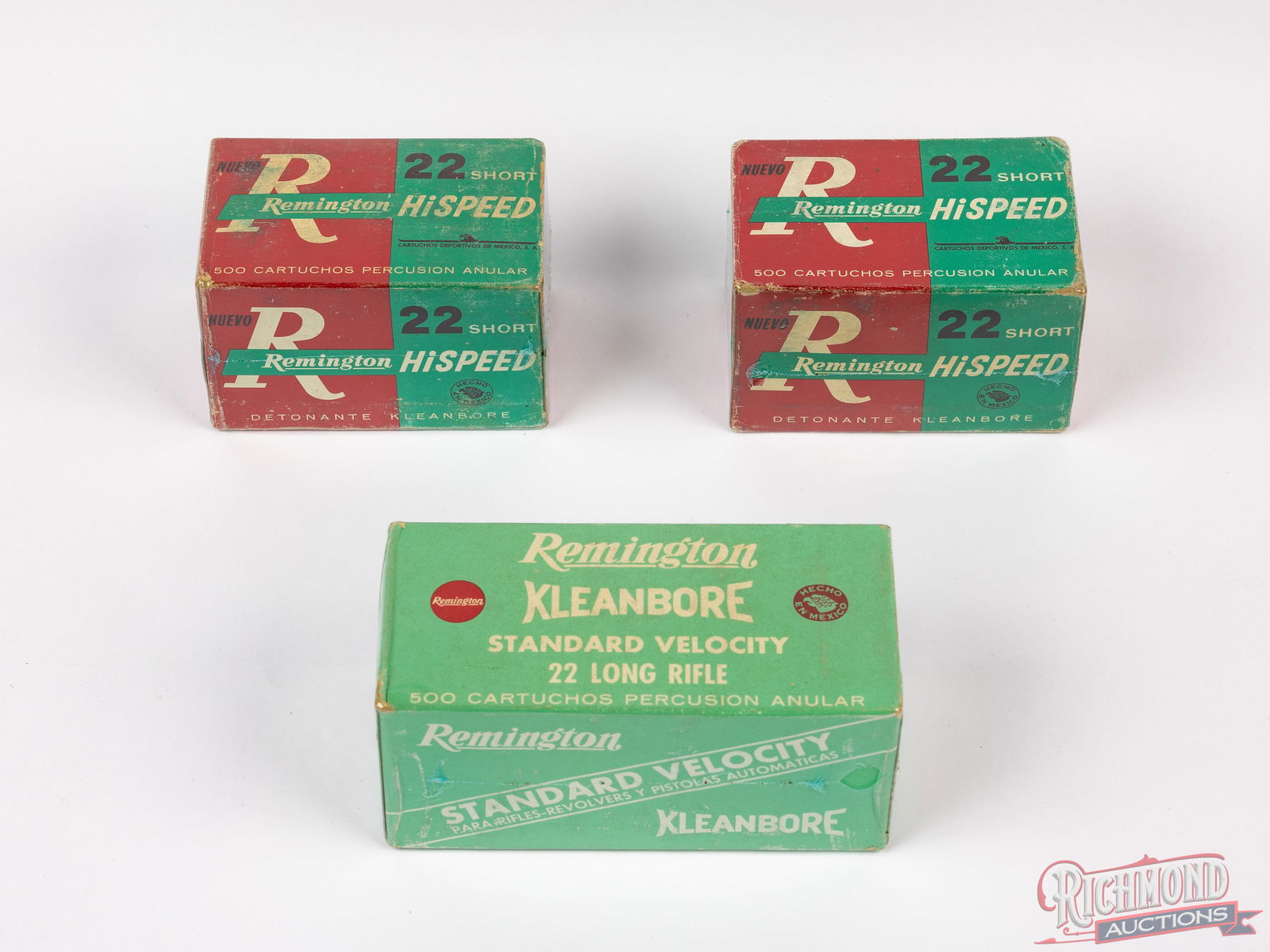 Three Factory Full Bricks Remington Spanish .22 LR And .22 Short Ammunition 1500 Rounds (1 of 2)