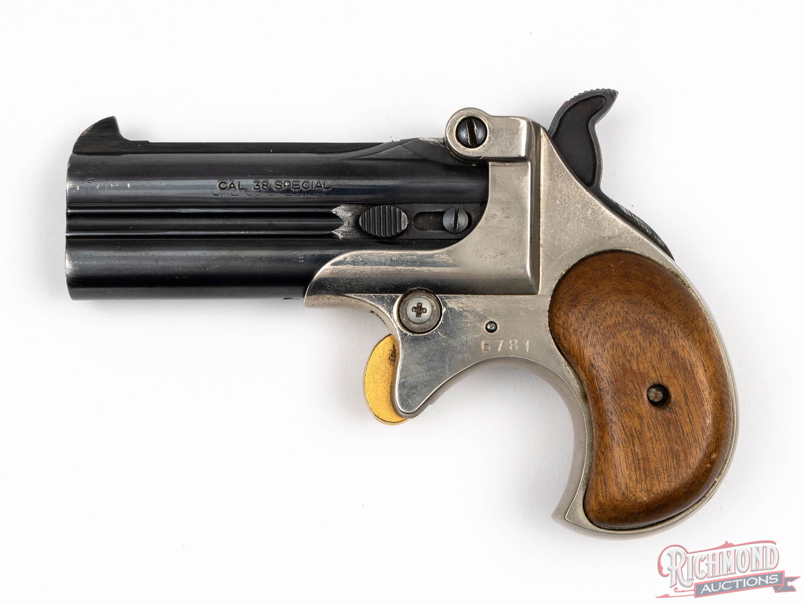Germany Rohm GMBH .38 Special Over/Under Derringer Pocket Pistol - 2