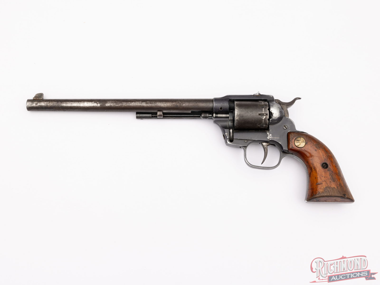 High Standard W-104 Double Nine .22 LR Double Action Revolver With Scarce 9-1/2" Barrel (1 of 2)