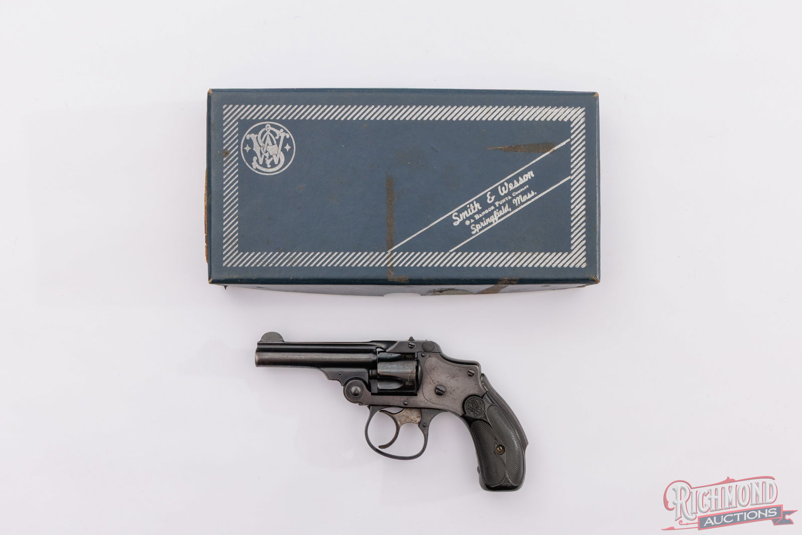 Smith & Wesson .32 S&W Safety Hammerless Lemon Squeezer Double Action Revolver in Factory Box (1 of 5)