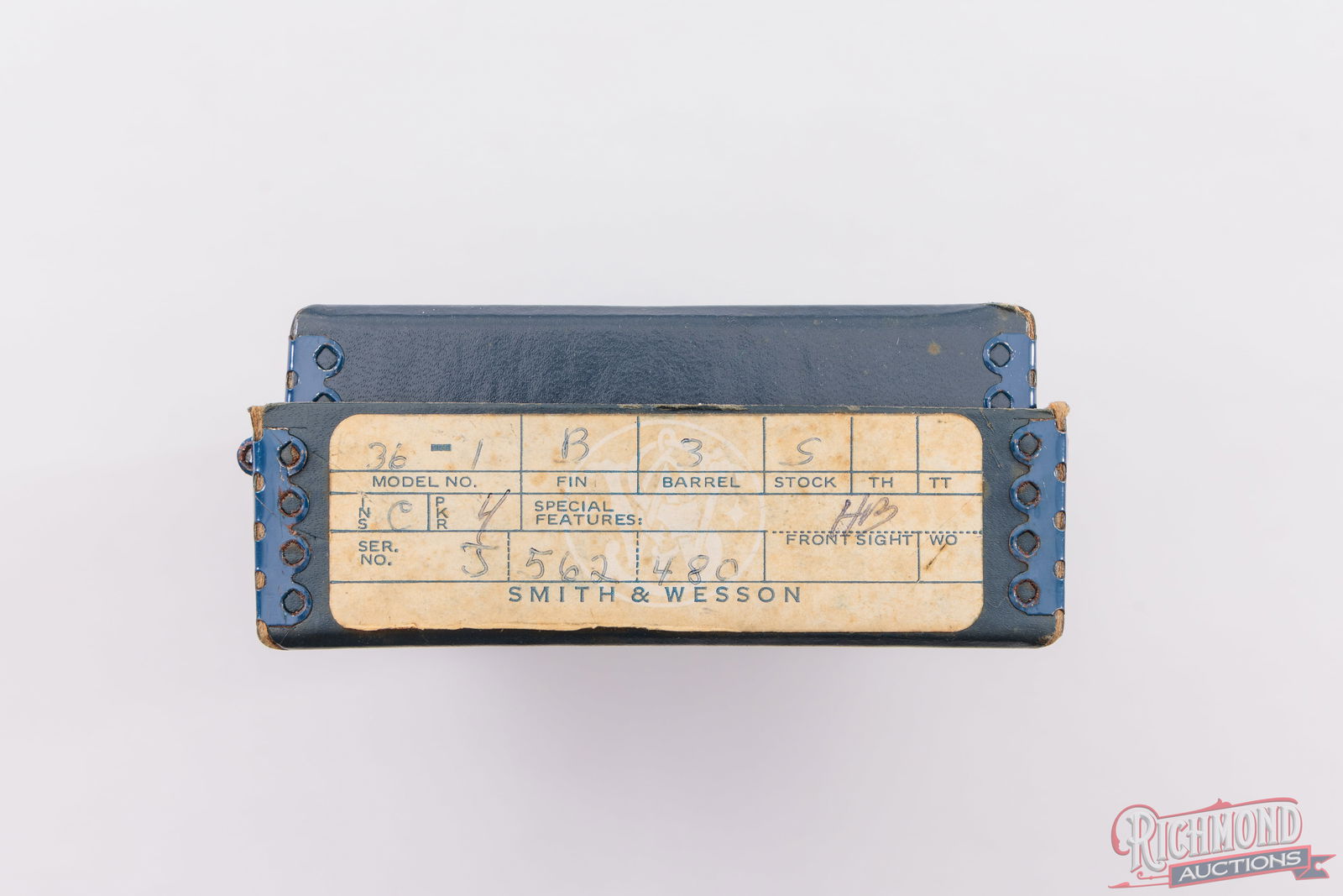 Smith & Wesson .32 S&W Safety Hammerless Lemon Squeezer Double Action Revolver in Factory Box - 5