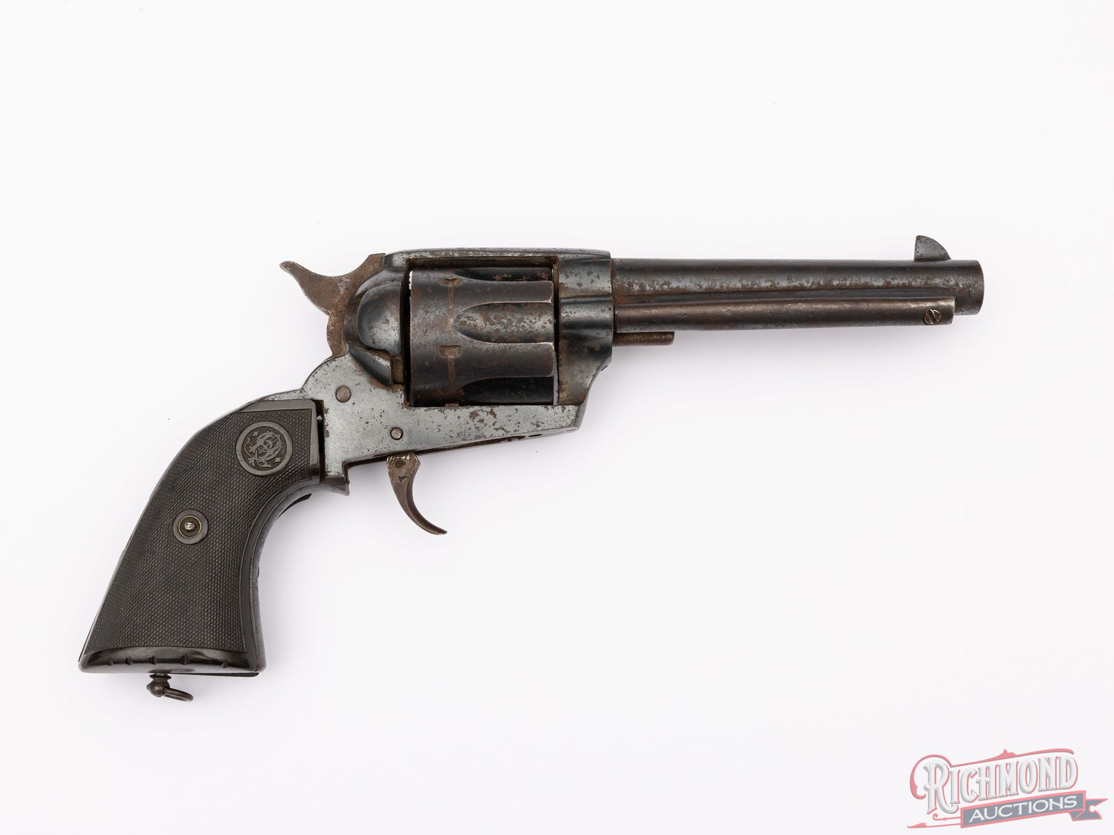 Spanish Single Action Army Revolver For Parts - 2
