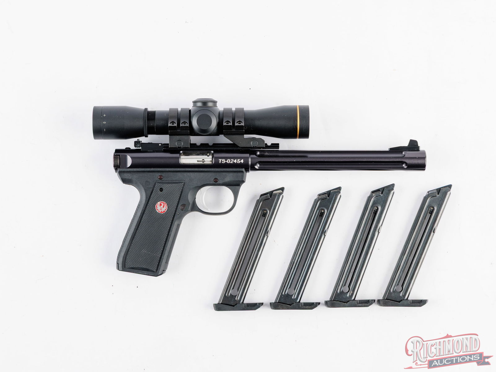 Ruger 22/45 MK III Upgraded Tactical Solutions PAC-LITE 8-1/2" .22 LR With Leupold Scope - 2