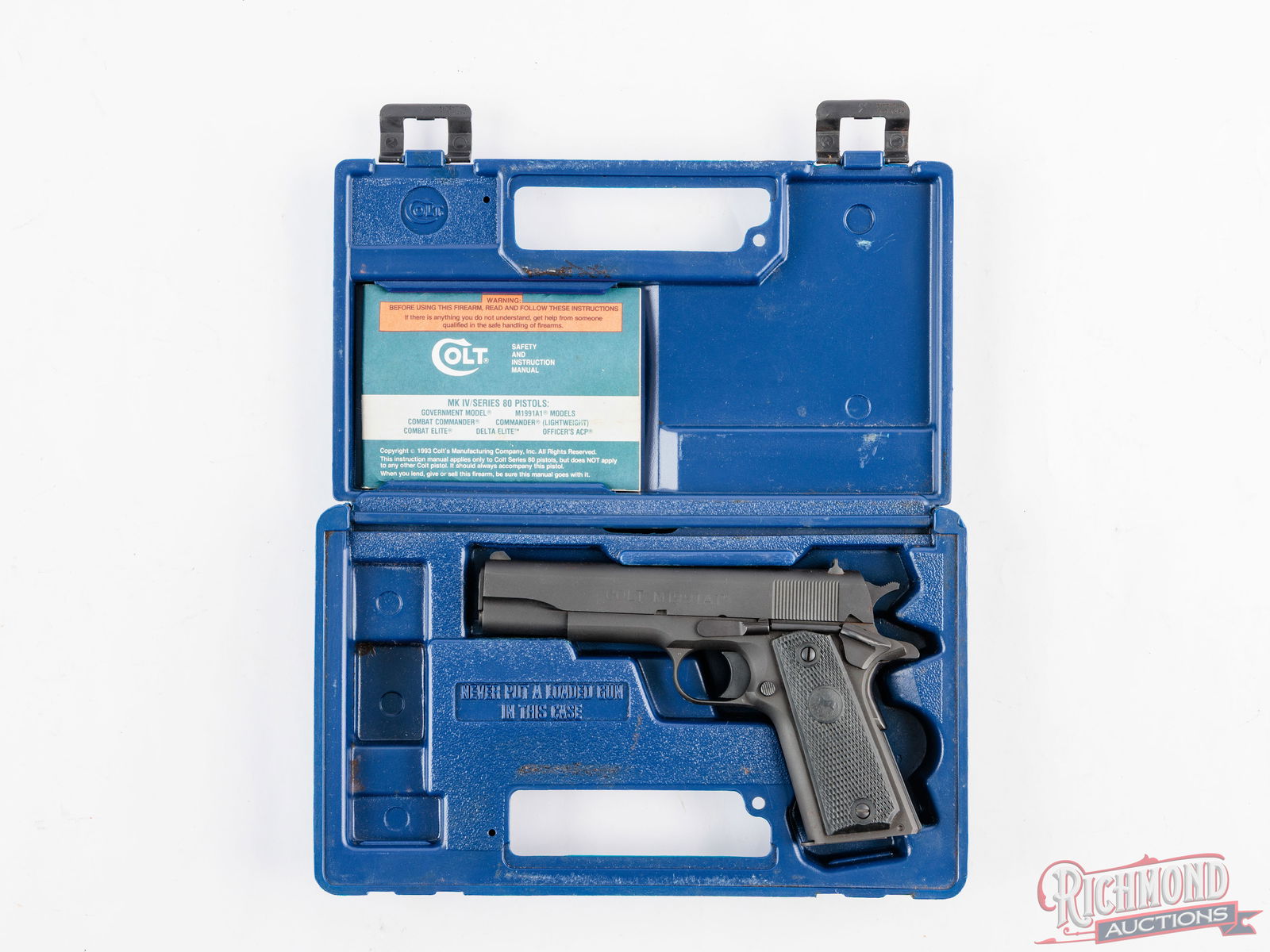 Colt MK IV Series 80 M1991A1 .45 ACP Semi-Auto Pistol in Original Case - 4