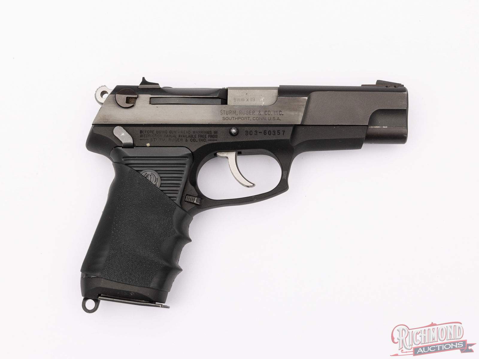 Ruger P89-DC 9mm Semi-Automatic Double / Single Action Pistol - 2