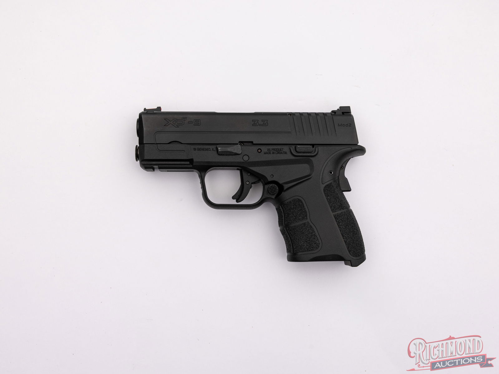 Springfield XDS-9 Compact 9mm Semi-Automatic Pistol In Original Case - 2