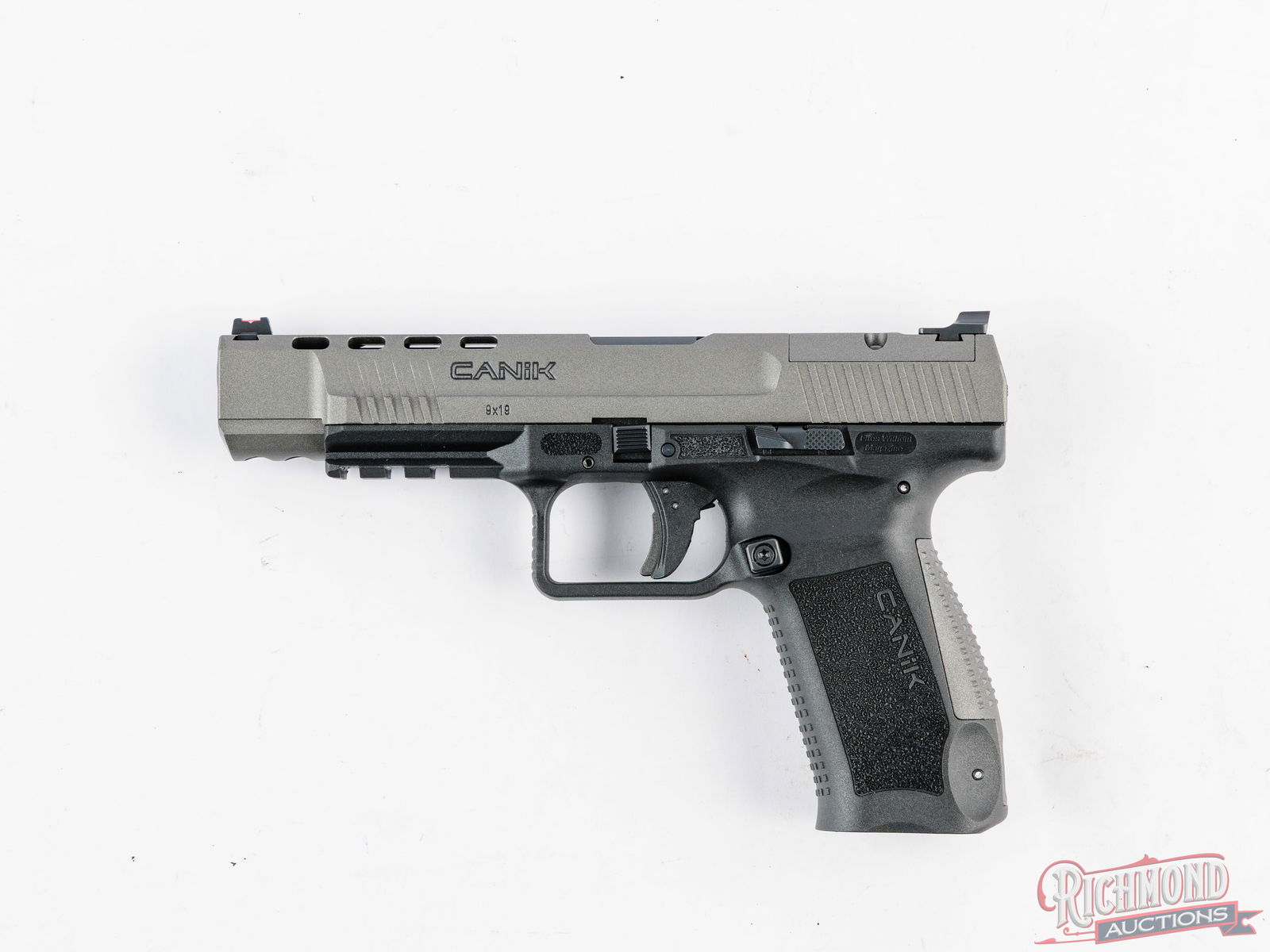 Unfired Canik TP9 SFX 9mm Semi-Auto Pistol Tungsten Duo-Tone In Original Case - 2