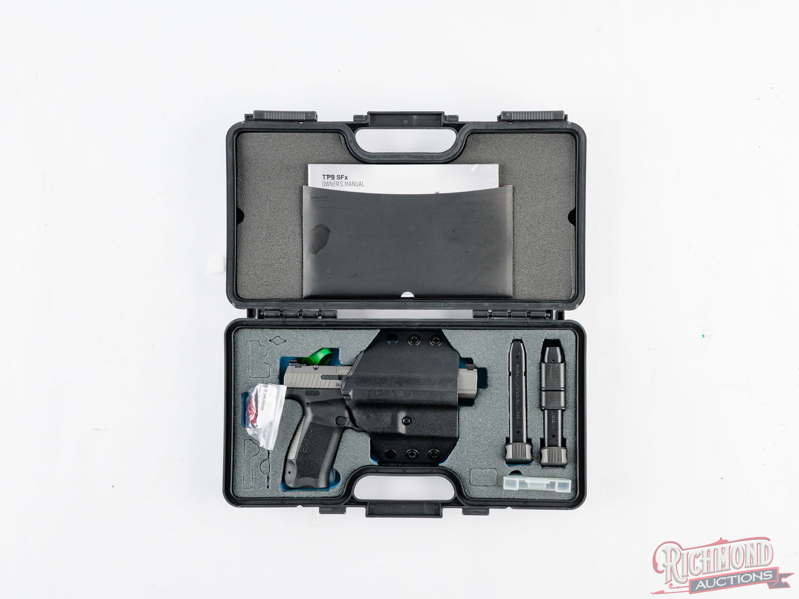 Unfired Canik TP9 SFX 9mm Semi-Auto Pistol Tungsten Duo-Tone In Original Case - 4