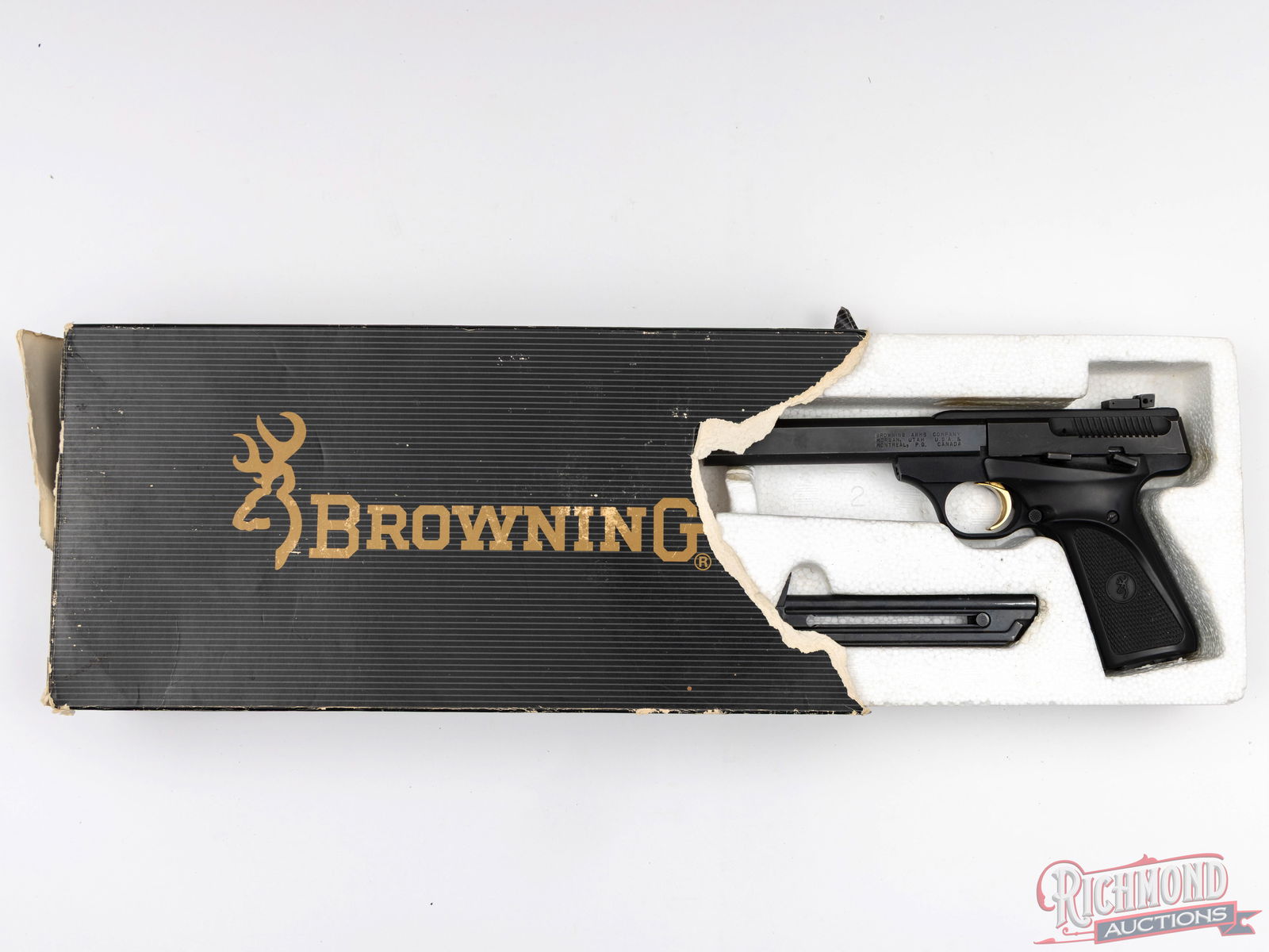 Browning Buckmark .22 LR Semi-Automatic Pistol with 5-1/2" Bull Barrel - 3